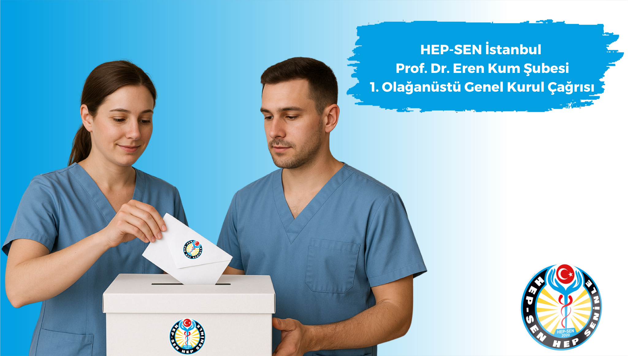 Hep-Sen İstanbul Prof. Dr. Eren Kum  Şubesi 1. Olağanüstü Genel Kurulu İlanı